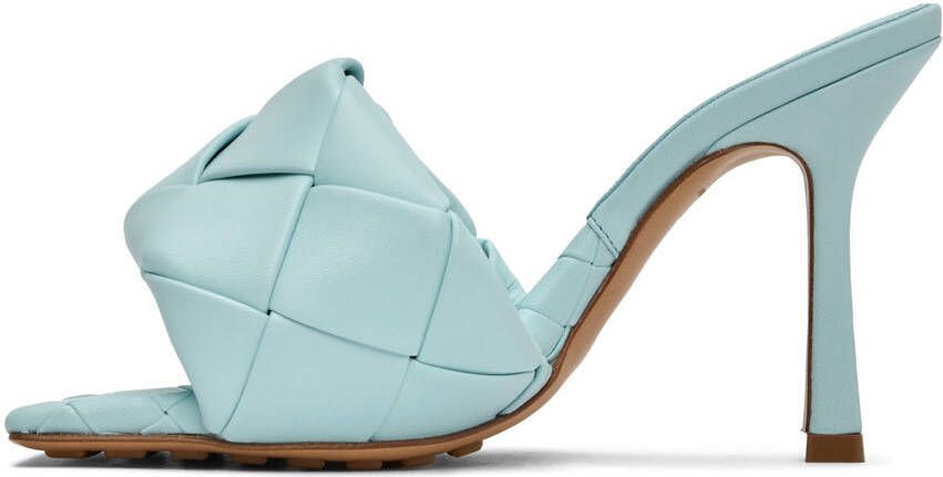 Bottega Veneta Blue Lido Sandals