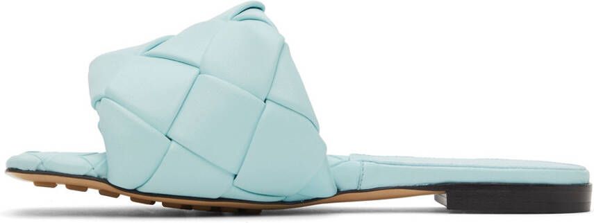 Bottega Veneta Blue Lido Sandals