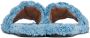 Bottega Veneta Blue Padded Sandals - Thumbnail 2