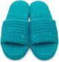 Bottega Veneta Blue Resort Sponge Slider Sandals - Thumbnail 5