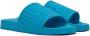 Bottega Veneta Blue Slider Sandals - Thumbnail 3