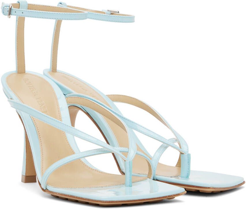 Bottega Veneta Blue Stretch Strap Sandal