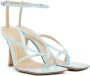 Bottega Veneta Blue Stretch Strap Sandal - Thumbnail 4