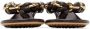 Bottega Veneta Brown Chain Dot Sandals - Thumbnail 2