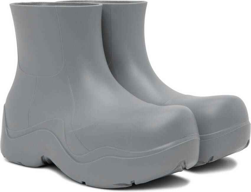 Bottega Veneta Gray Puddle Boots