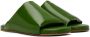 Bottega Veneta Green Cushion Slides - Thumbnail 4