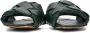 Bottega Veneta Green Intrecciato Lido Flat Sandals - Thumbnail 2