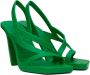 Bottega Veneta Green Jimbo Heeled Sandals - Thumbnail 4