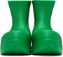 Bottega Veneta Green Matte Puddle Chelsea Boots - Thumbnail 2