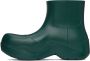 Bottega Veneta Green Matte Puddle Chelsea Boots - Thumbnail 3