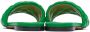 Bottega Veneta Green Padded Flat Sandals - Thumbnail 2