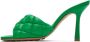 Bottega Veneta Green Padded Heeled Sandals - Thumbnail 3