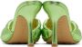 Bottega Veneta Green Padded Heeled Sandals - Thumbnail 2