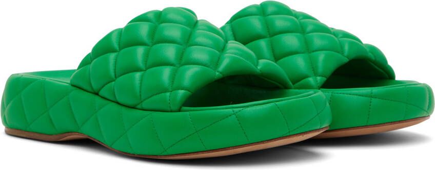 Bottega Veneta Green Padded Sandals