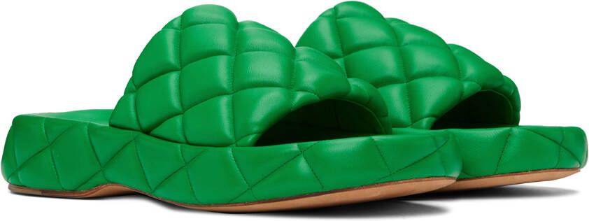 Bottega Veneta Green Padded Sandals