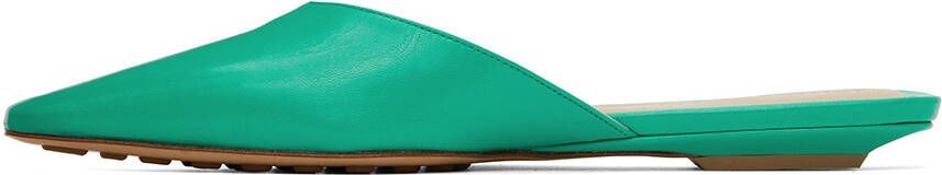 Bottega Veneta Green Point Slippers