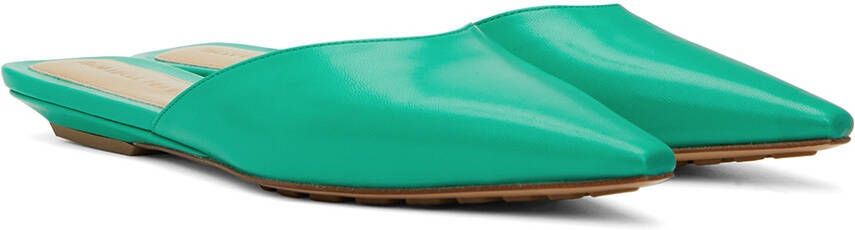 Bottega Veneta Green Point Slippers