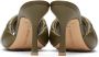 Bottega Veneta Khaki Lido Heeled Sandals - Thumbnail 2