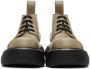 Bottega Veneta Khaki 'The Bounce' Lace-Up Boots - Thumbnail 2