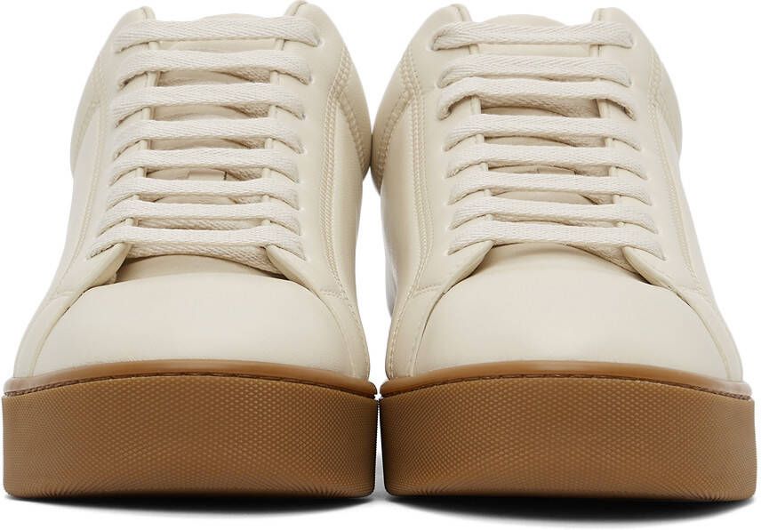 Bottega Veneta Off-White Chunky Platform Sneakers