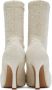 Bottega Veneta Off-White Knit 'The Bold' Boots - Thumbnail 4