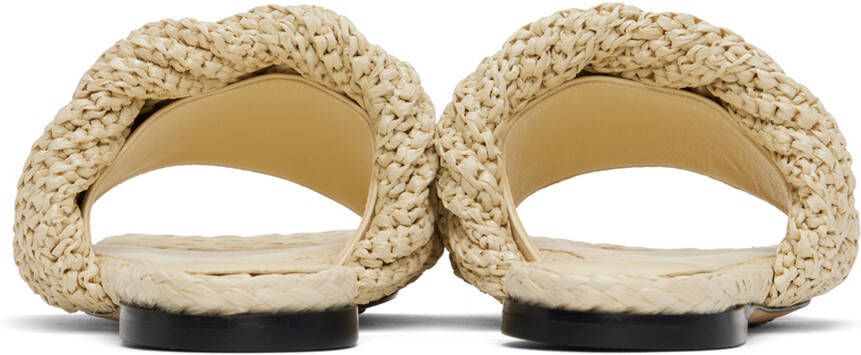 Bottega Veneta Off-White Lido Sandals