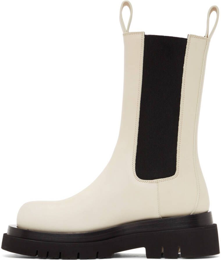 Bottega Veneta Off-White Lug Boots