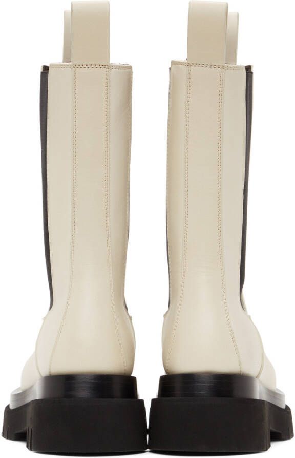 Bottega Veneta Off-White Lug Boots