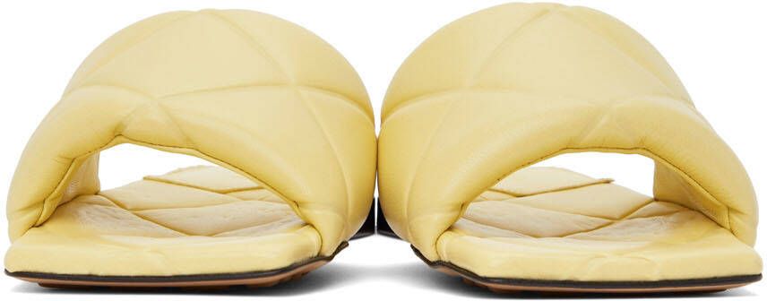 Bottega Veneta Off-White Quilted Embossed Lido Sandals