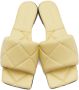 Bottega Veneta Off-White Quilted Embossed Lido Sandals - Thumbnail 5
