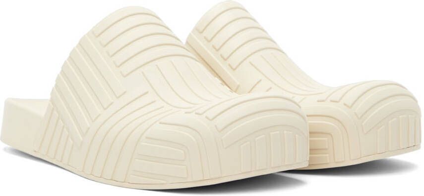 Bottega Veneta Off-White Slider Loafers