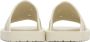 Bottega Veneta Off-White Slip-On Sandals - Thumbnail 2