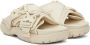 Bottega Veneta Off-White Snap Slide Sandals - Thumbnail 4