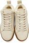 Bottega Veneta Off-White 'The Quilt' Low Sneakers - Thumbnail 4