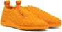 Bottega Veneta Orange Intrecciato Low Sneakers - Thumbnail 4