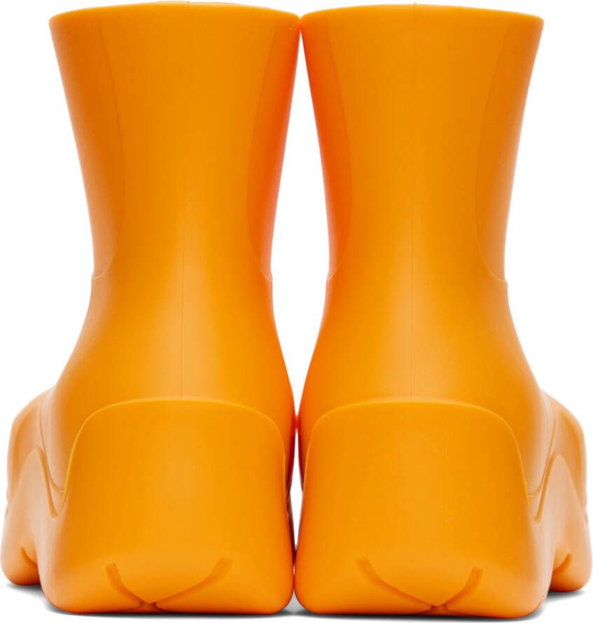 Bottega Veneta Orange Puddle Boots