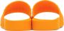 Bottega Veneta Orange Rubber Slides - Thumbnail 2