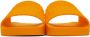 Bottega Veneta Orange Slider Sandals - Thumbnail 2