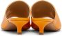 Bottega Veneta Orange Stretch Heeled Sandals - Thumbnail 2