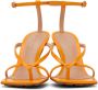 Bottega Veneta Orange Stretch Heeled Sandals - Thumbnail 2