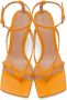 Bottega Veneta Orange Stretch Heeled Sandals - Thumbnail 4