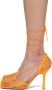 Bottega Veneta Orange Stretch Heels - Thumbnail 3
