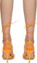 Bottega Veneta Orange Stretch Heels - Thumbnail 4