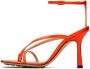 Bottega Veneta Orange Stretch Strap Sandals - Thumbnail 3