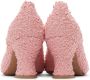 Bottega Veneta Pink Bouclé Almond Pumps - Thumbnail 4