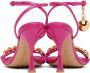 Bottega Veneta Pink Dot Heeled Sandals - Thumbnail 2