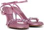 Bottega Veneta Pink Dot Heeled Sandals - Thumbnail 4