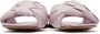 Bottega Veneta Pink Intrecciato 'The Lido' Sandals - Thumbnail 2