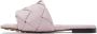Bottega Veneta Pink Intrecciato 'The Lido' Sandals - Thumbnail 3