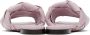 Bottega Veneta Pink Intrecciato 'The Lido' Sandals - Thumbnail 4